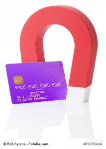 Vorsicht bei Magneten in der Nähe von Kreditkarten